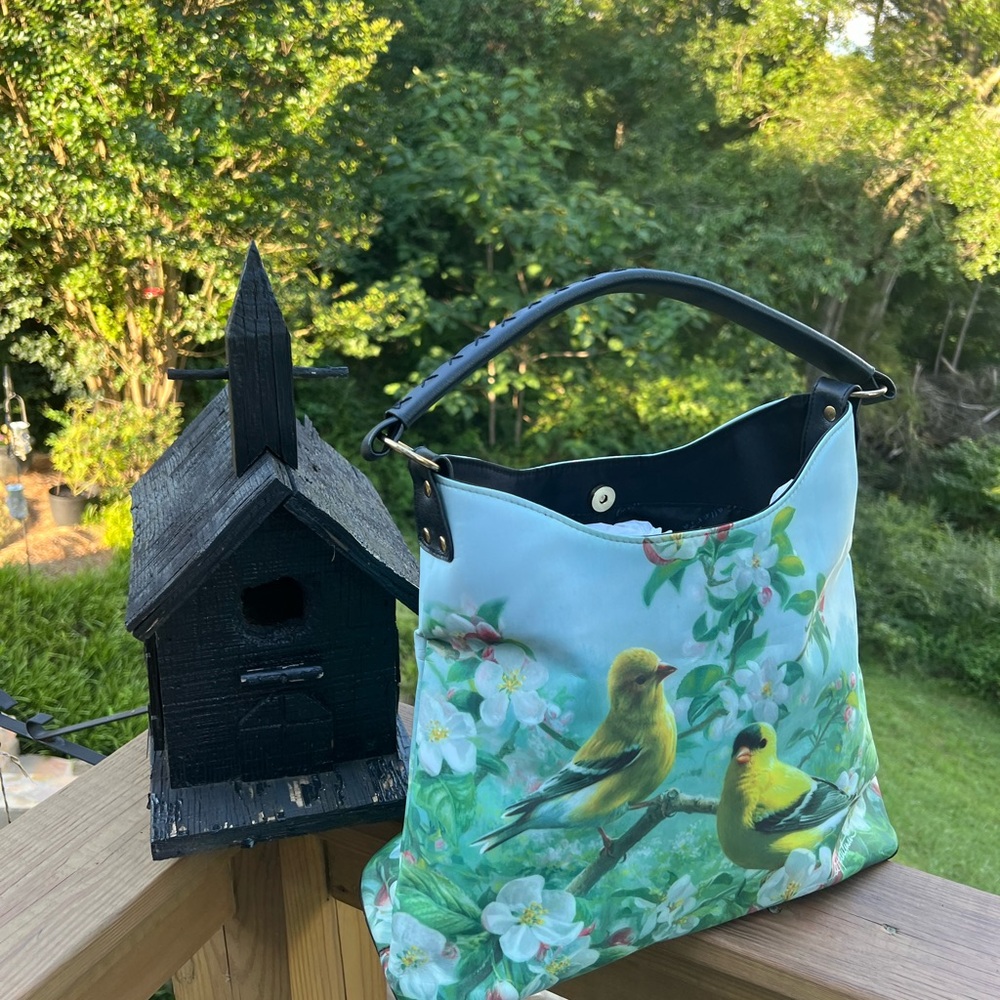 Tote Bag Flowers and Birds 
Joe Hautman Galleria Enterprises, Inc. Yellow Bird - Picture 4 of 7